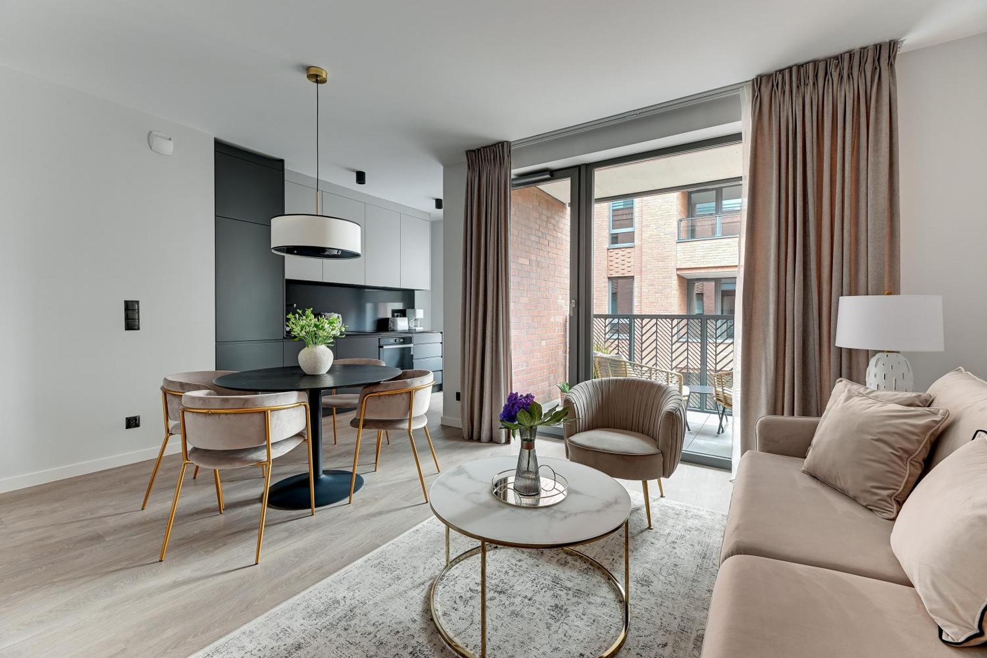 Scala City Center Magic Apartments With Parking By Lion Apartments Gdansk Ngoại thất bức ảnh