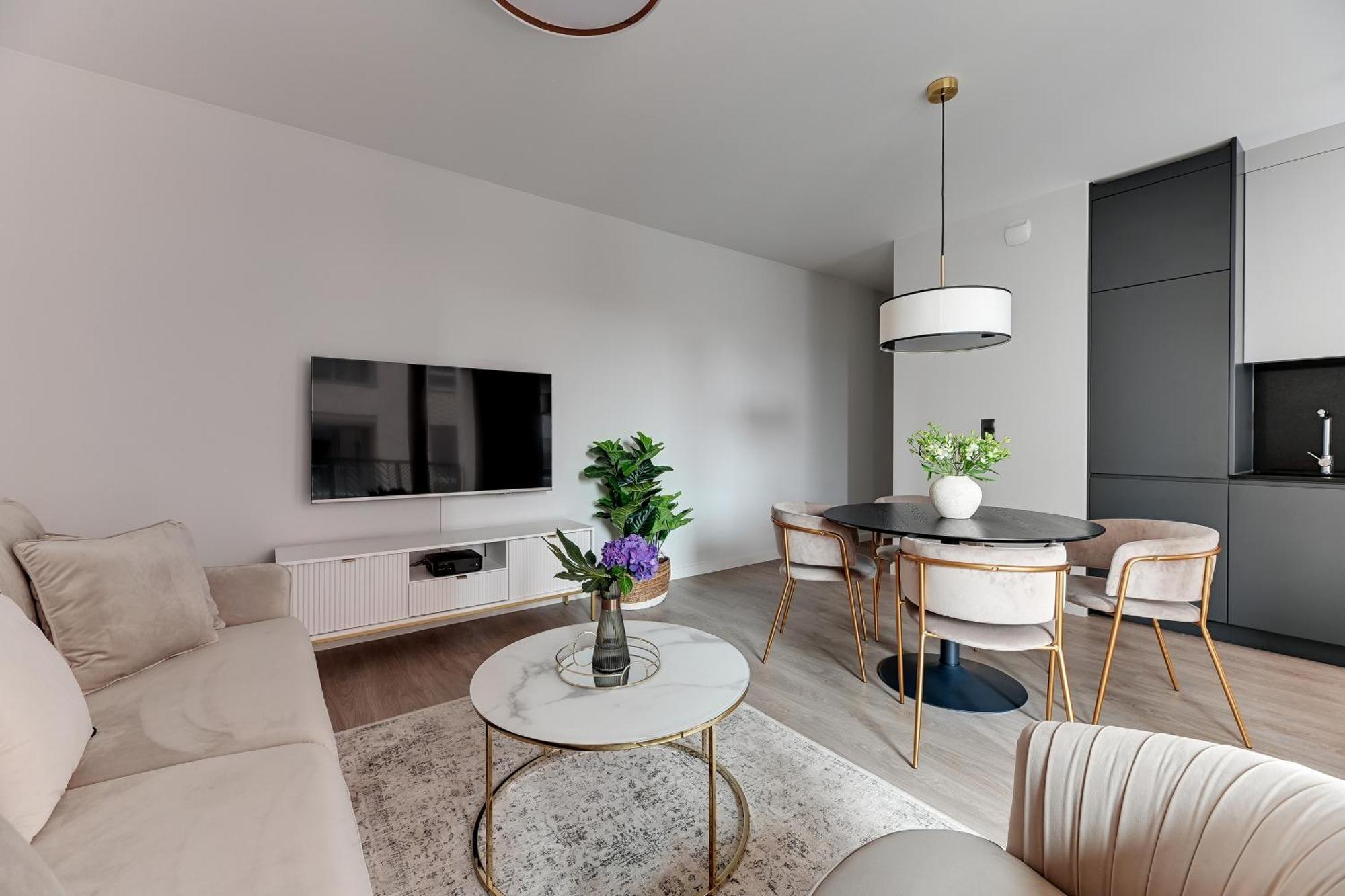 Scala City Center Magic Apartments With Parking By Lion Apartments Gdansk Ngoại thất bức ảnh